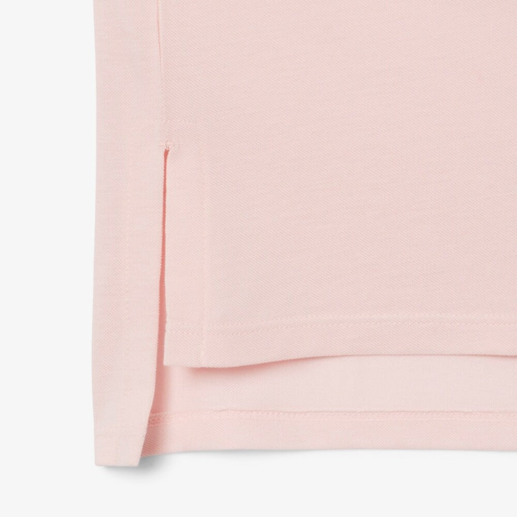LACOSTE RELAXED FIT FLUID PIQUE POLO SHIRT en color ROSA (6)