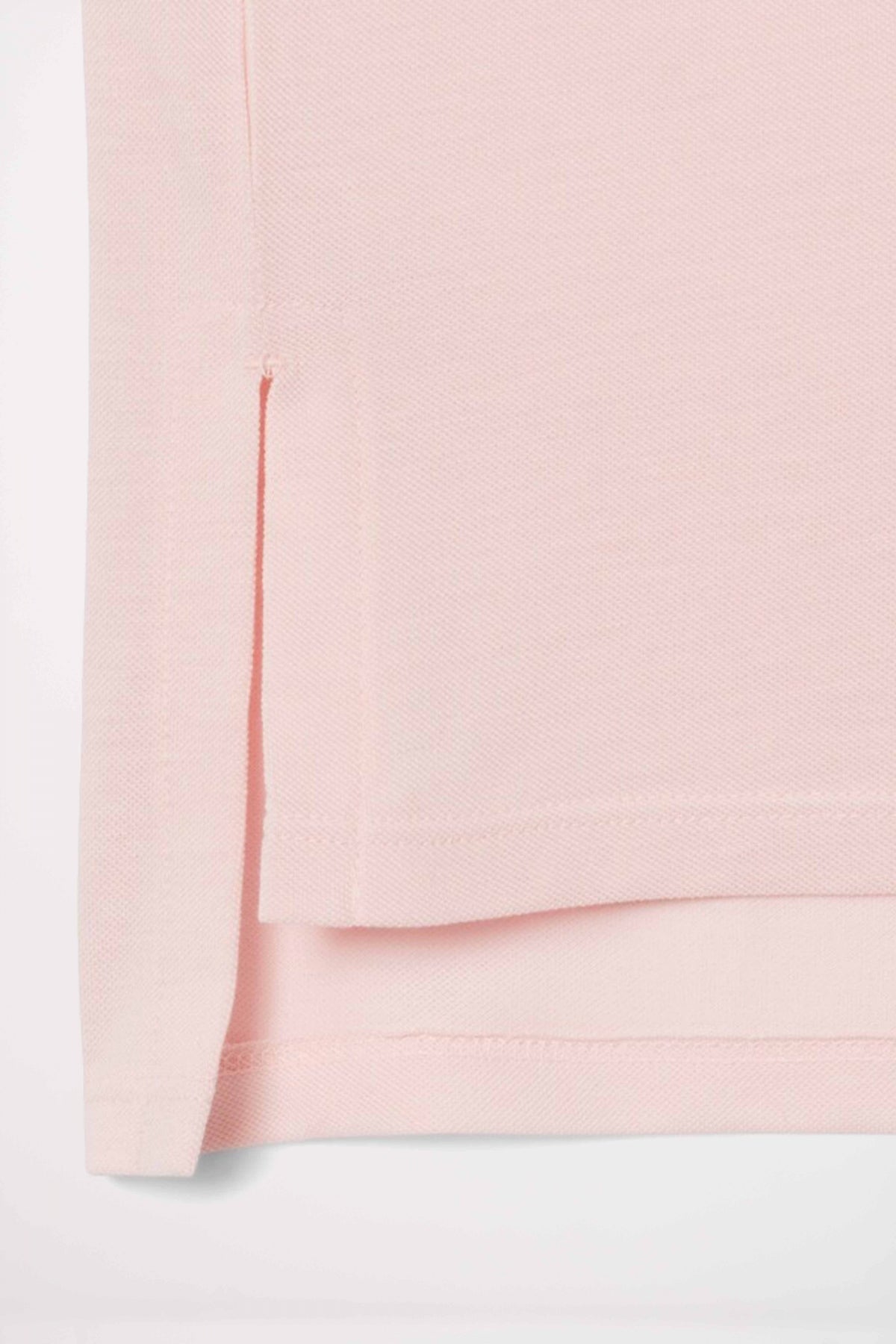 LACOSTE RELAXED FIT FLUID PIQUE POLO SHIRT en color ROSA (3)