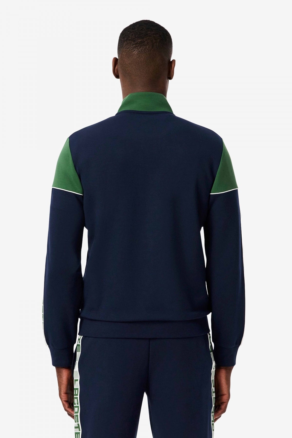 LACOSTE TENNIS ZIP-UP COLORBLOCK SWEATSHIRT en color AZUL (3)