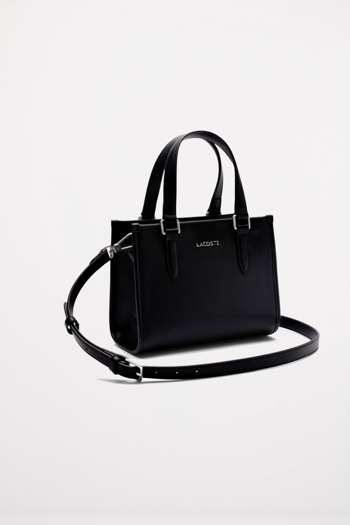 LACOSTE HANDLE BAG en color NEGRO (3)