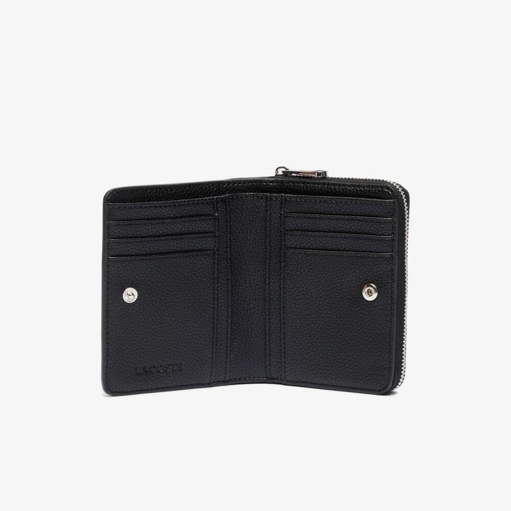 LACOSTE COMPACT ZIP WALLET en color NEGRO (4)