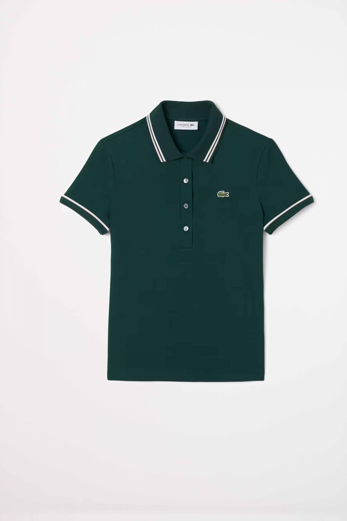 LACOSTE SLIM FIT POLO en color VERDE (1)