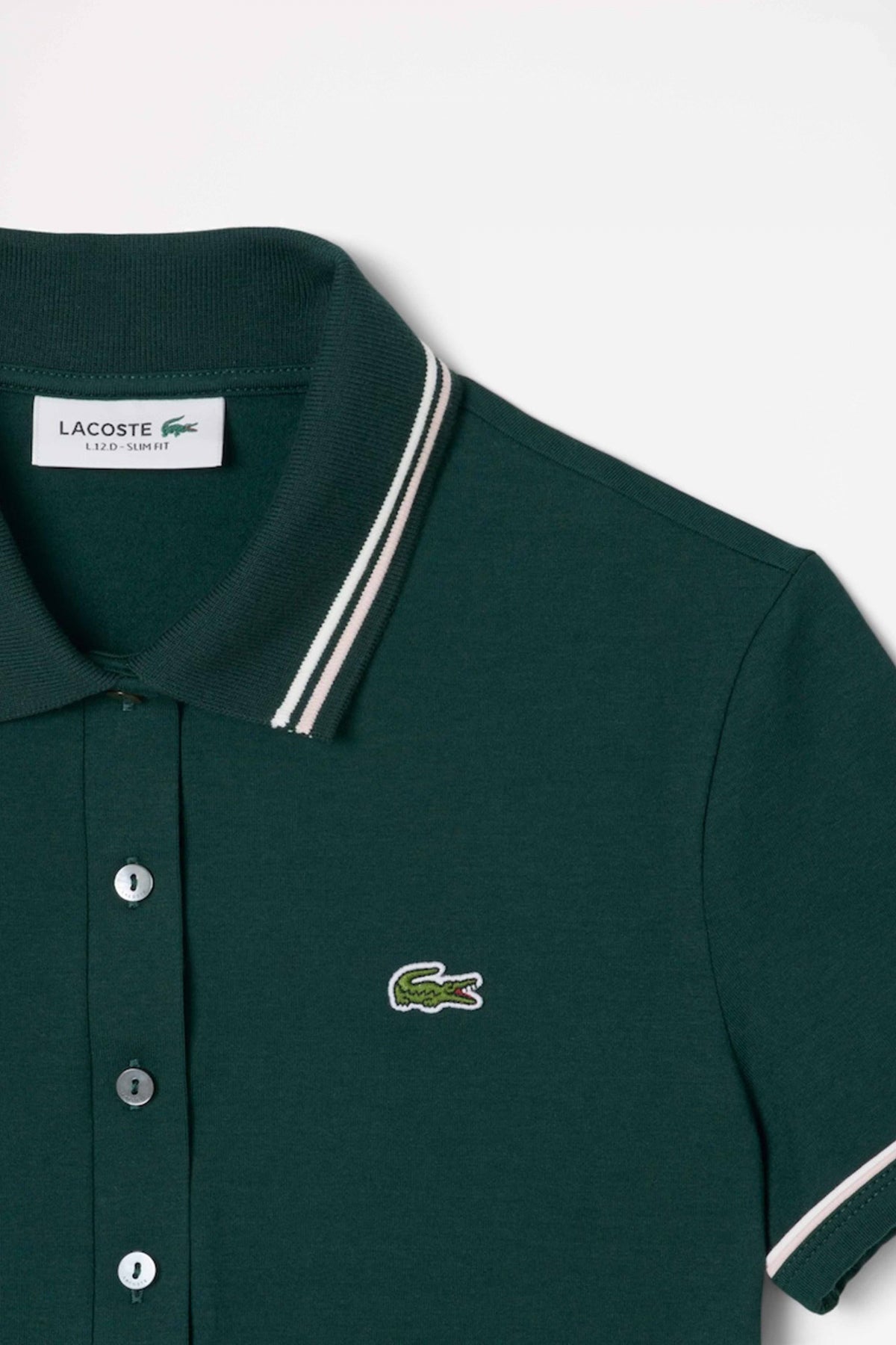 LACOSTE SLIM FIT POLO en color VERDE  (2)