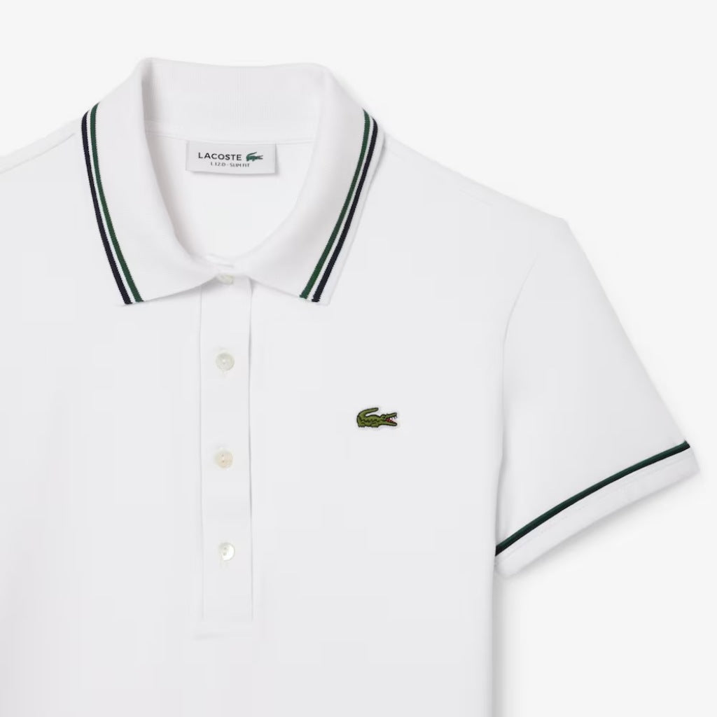 LACOSTE SLIM FIT POLO en color BLANCO (4)