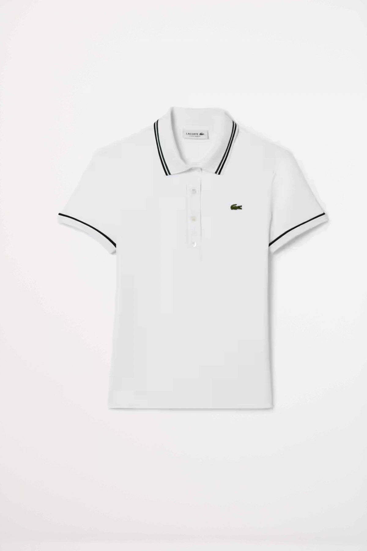 LACOSTE SLIM FIT POLO en color BLANCO (1)