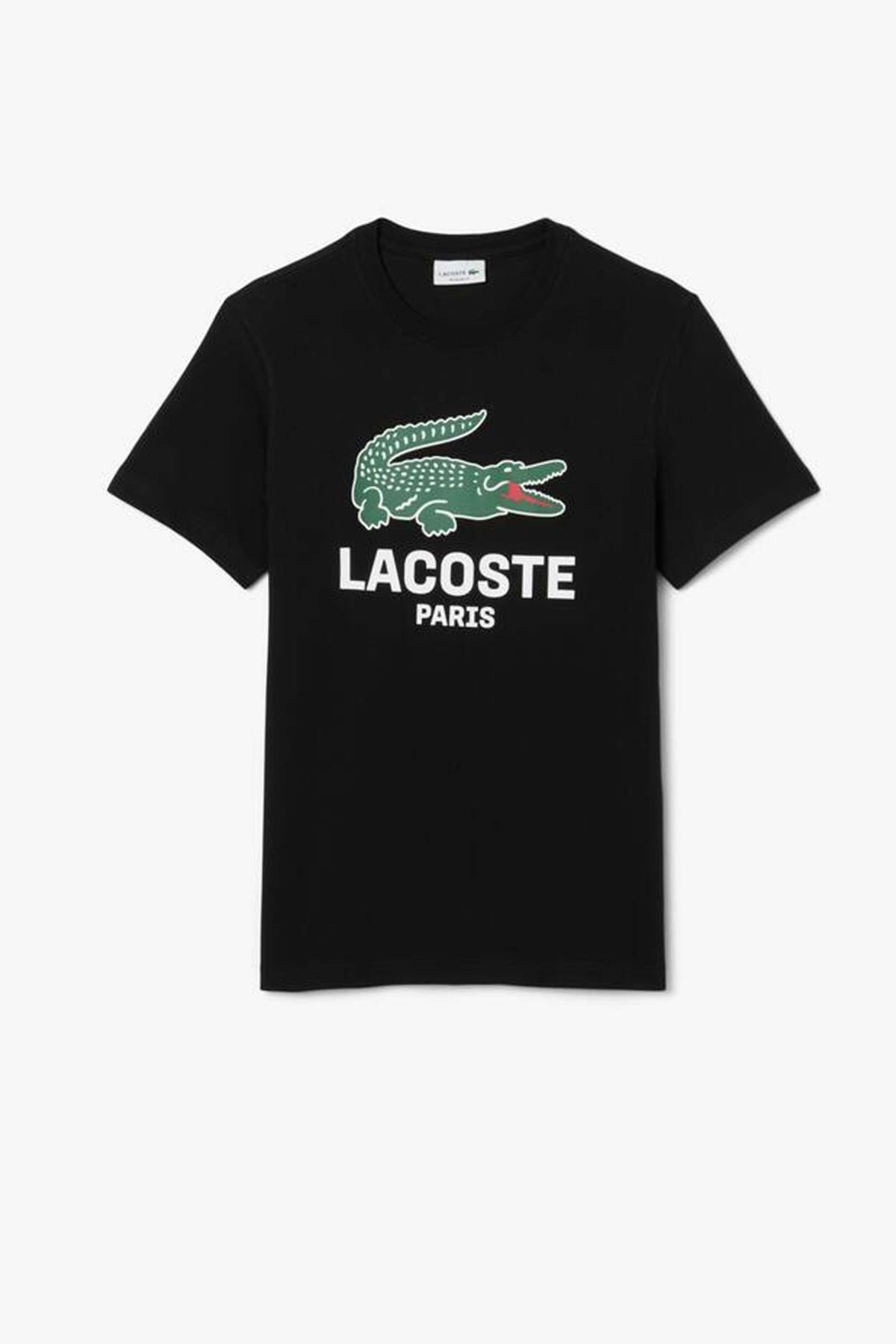 LACOSTE TEE SHIRT TURTLE NECK en color NEGRO (1)