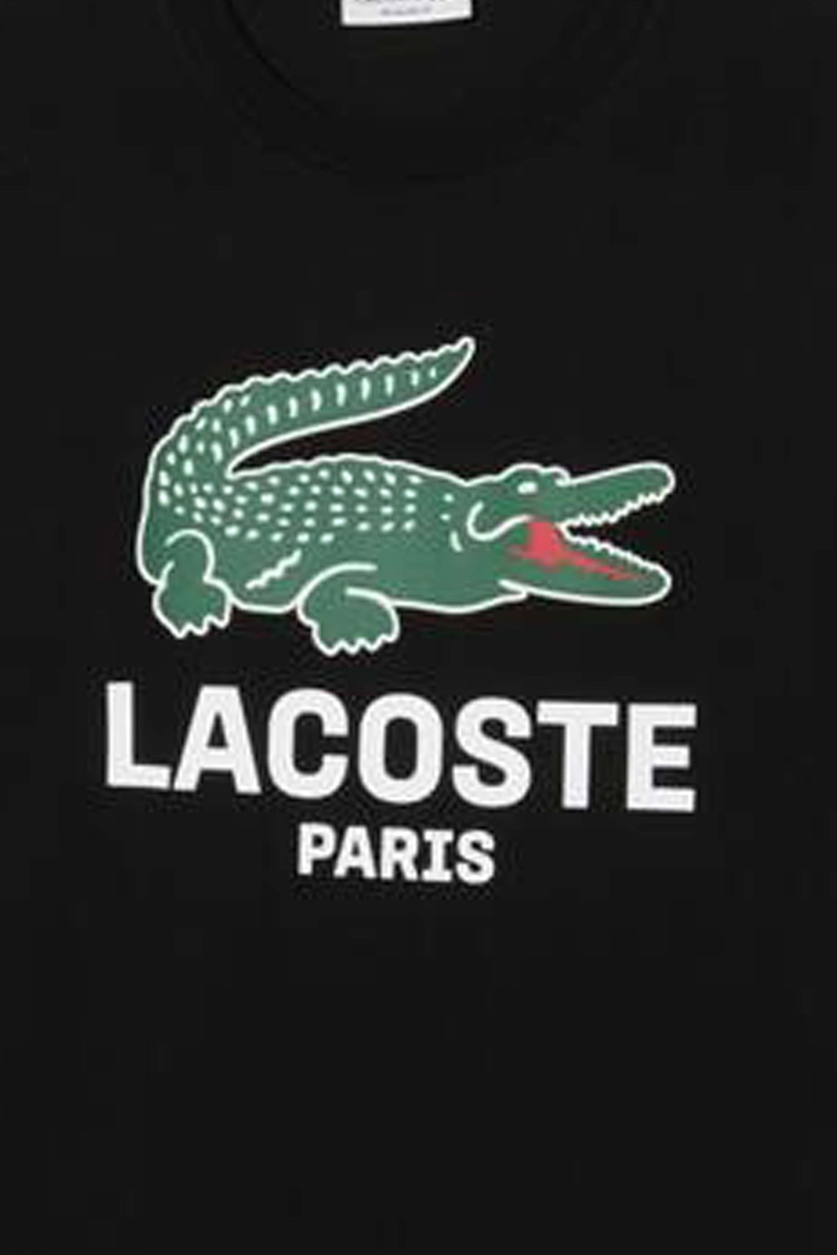 LACOSTE TEE SHIRT TURTLE NECK en color NEGRO (3)