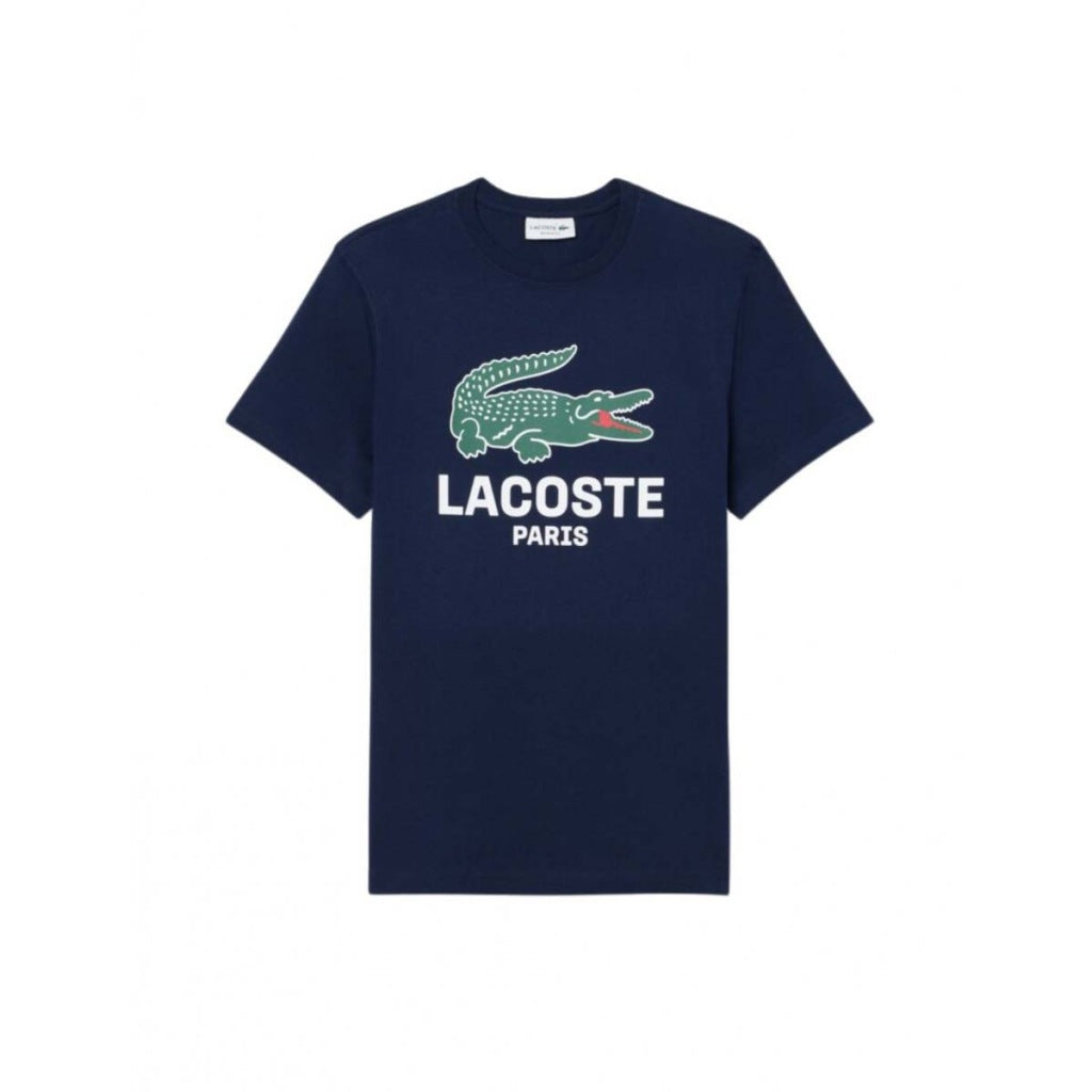 LACOSTE TEE SHIRT TURTLE NECK en color AZUL (4)