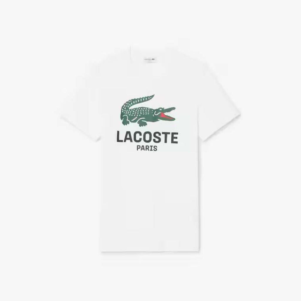 LACOSTE TEE SHIRT TURTLE NECK en color BLANCO (4)