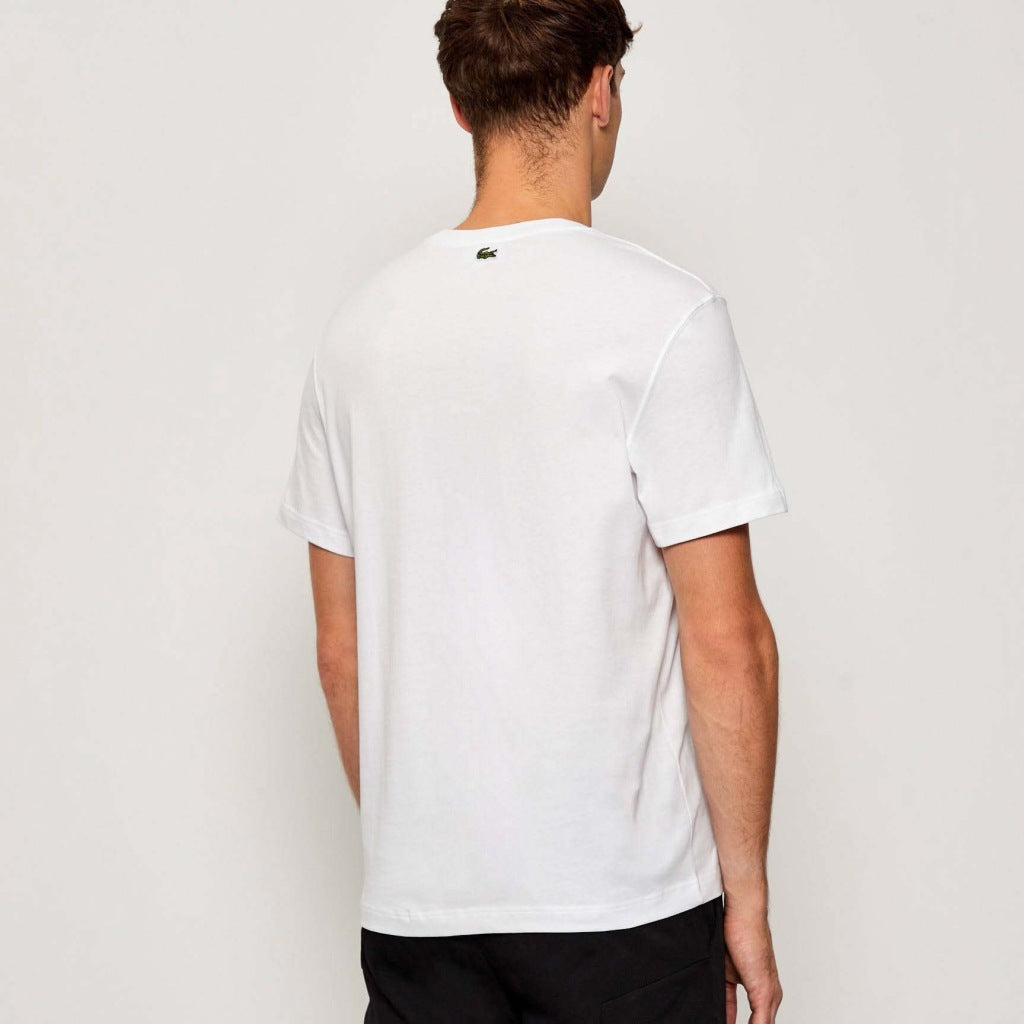 LACOSTE TEE SHIRT TURTLE NECK en color BLANCO (5)