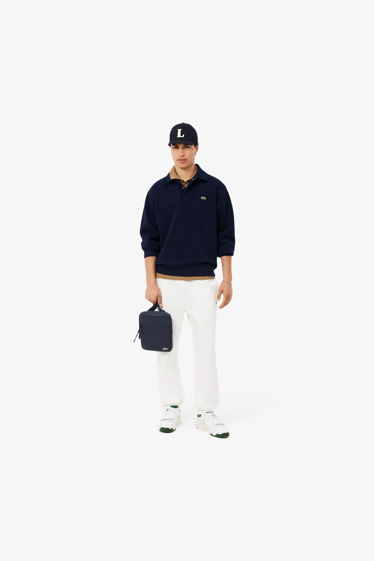 LACOSTE NHLV CROSSOVER BAG en color AZUL (6)