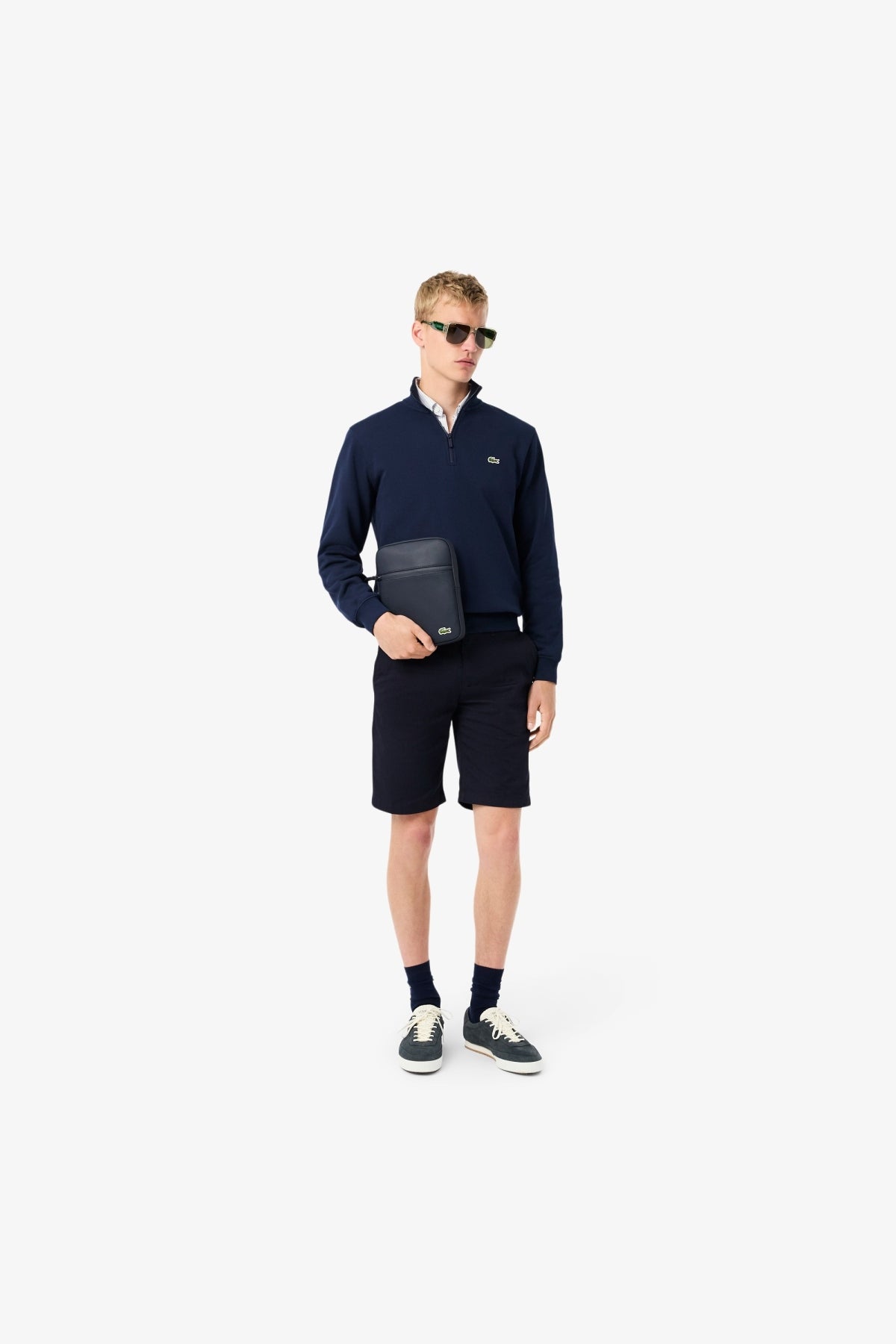 LACOSTE NHLV CROSSOVER BAG en color AZUL (7)