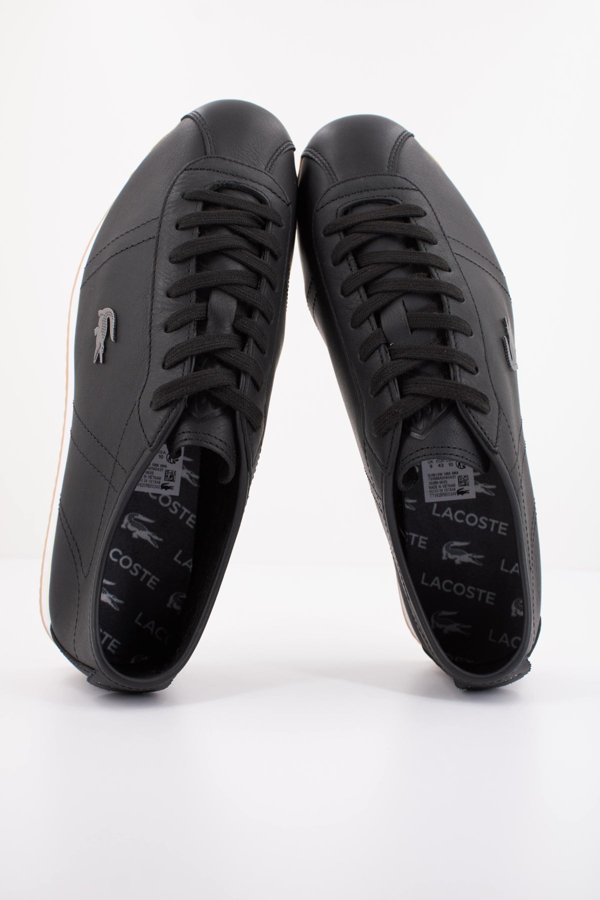 LACOSTE CLUB LOW en color NEGRO (3)