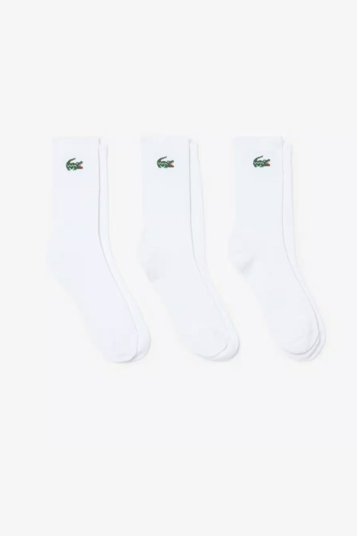 LACOSTE RA CREW SOCKS en color BLANCO (1)