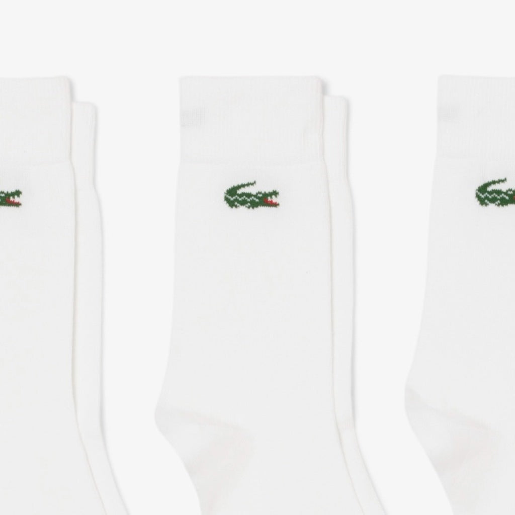 LACOSTE RA CREW SOCKS en color BLANCO (5)