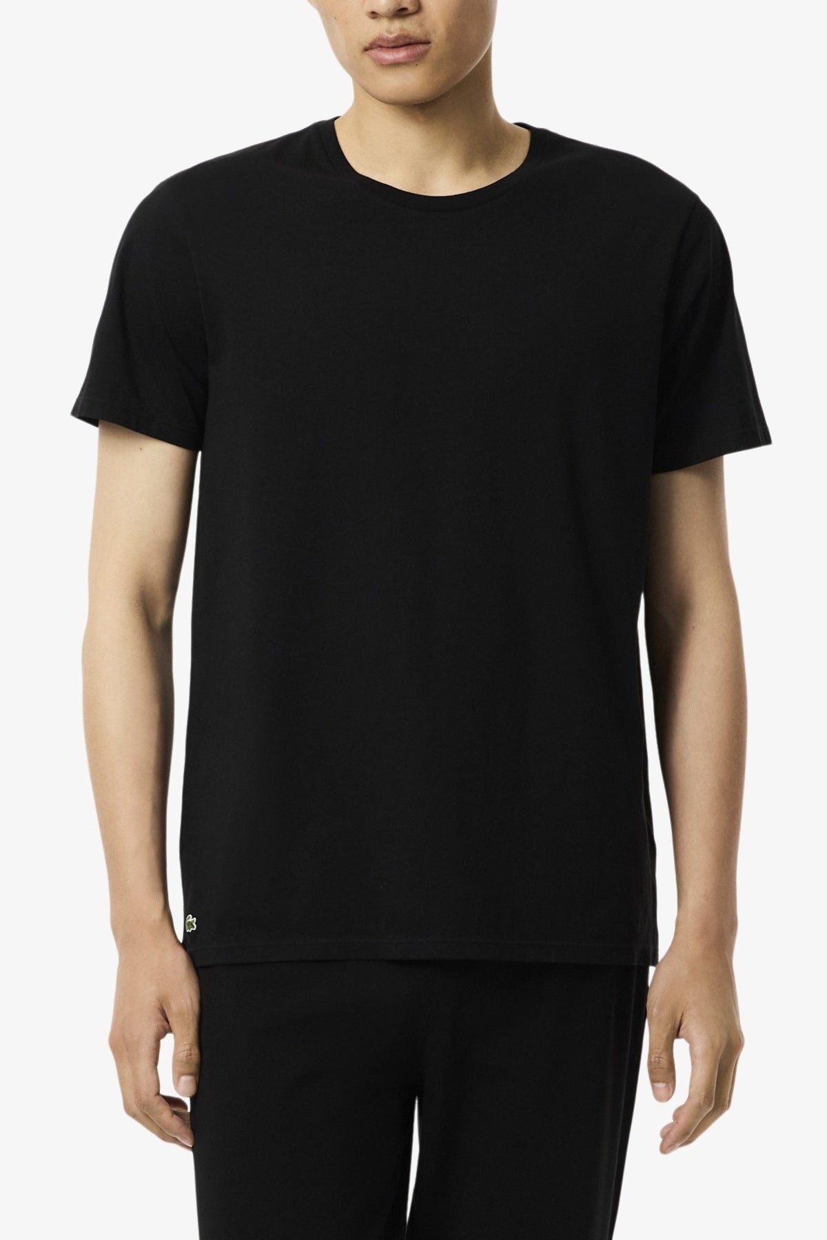 LACOSTE TH UNDERWEAR TEE SHIRT en color NEGRO (1)