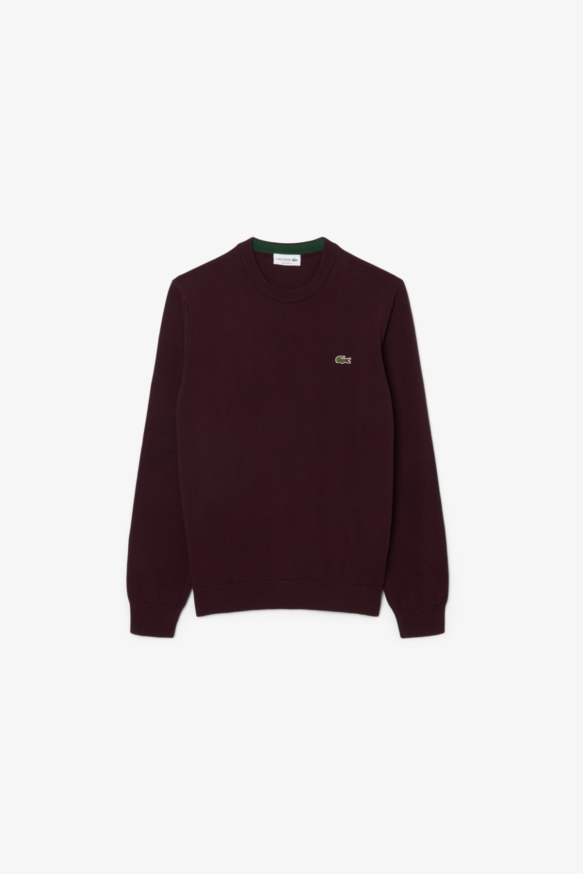 LACOSTE AH CREWNECKS SWEATERS en color BURDEOS (3)
