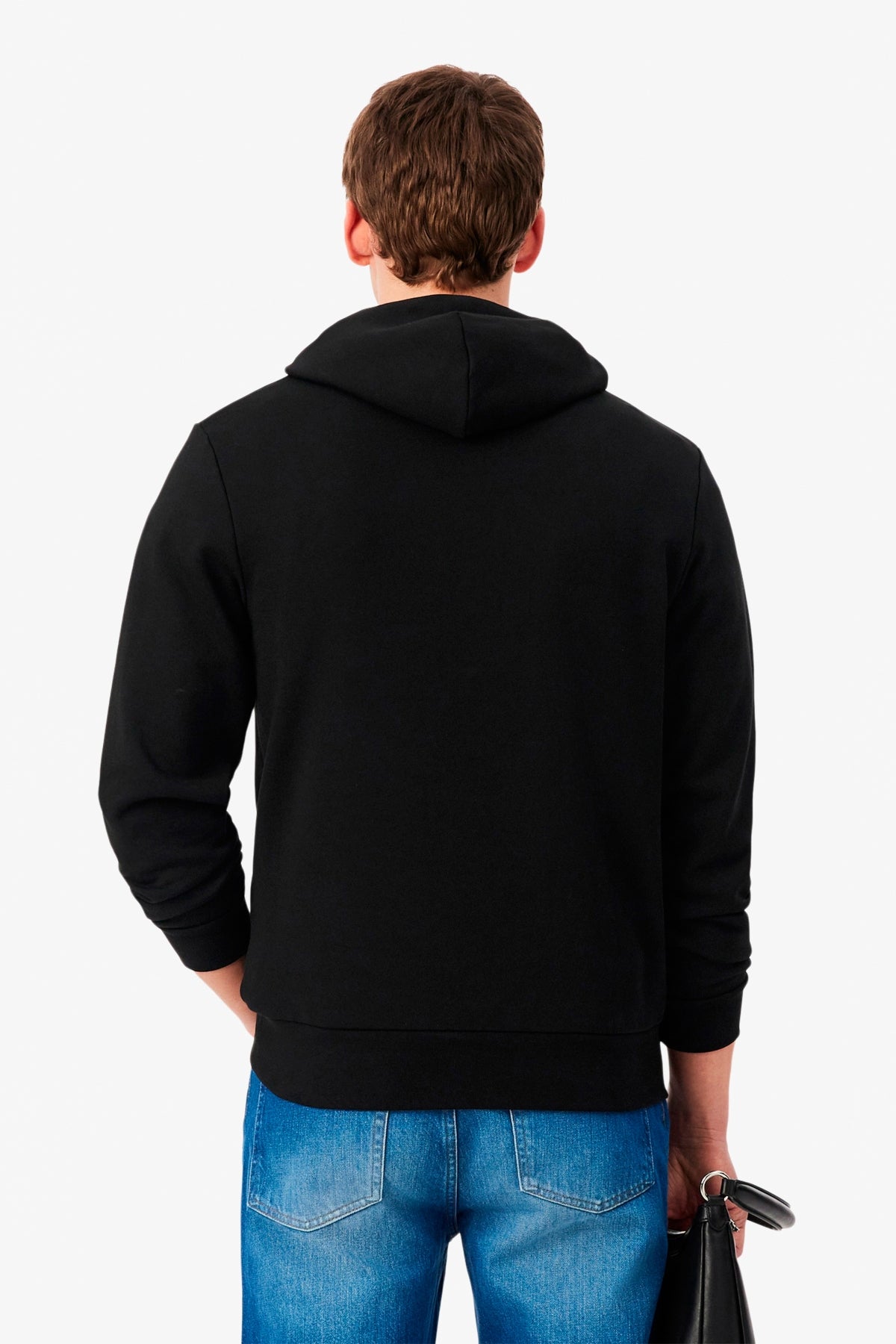 LACOSTE SH SWEATSHIRTS CAPUCHE HOM en color NEGRO (2)