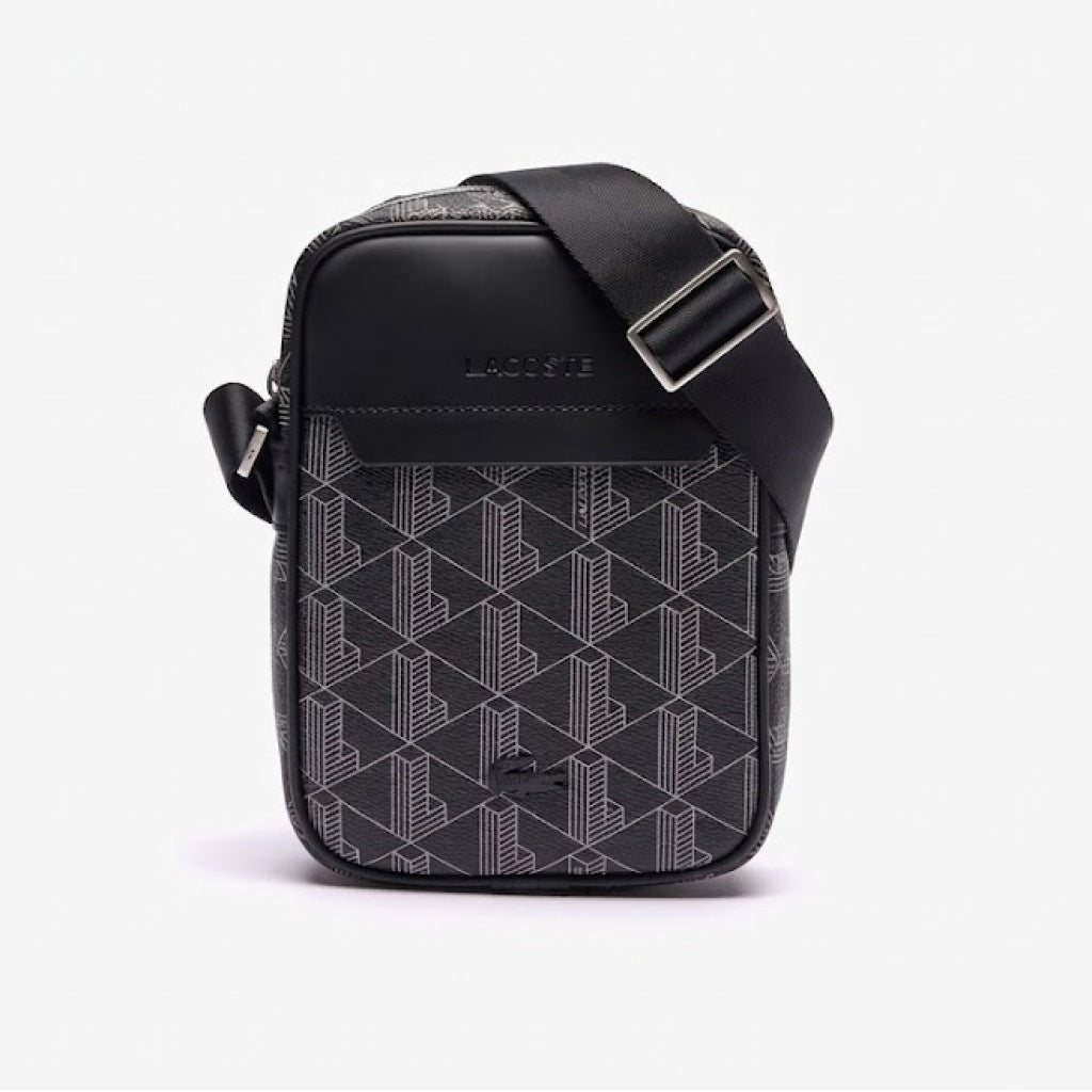 LACOSTE NHLX VERTICAL CAMERA BAG en color NEGRO (4)