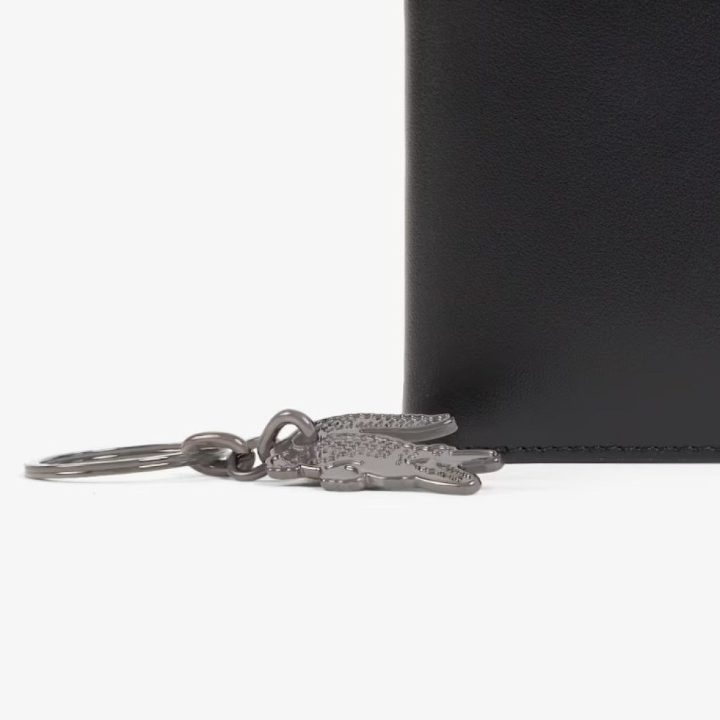 LACOSTE NHFG BILLFOLD KEY RING BOX en color NEGRO (6)