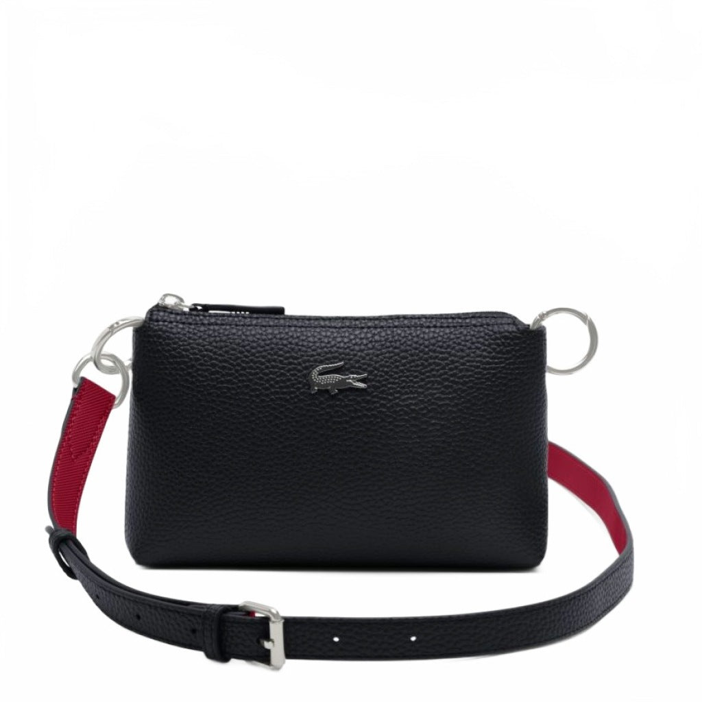 LACOSTE NFAA CROSSOVER BAG en color NEGRO (3)
