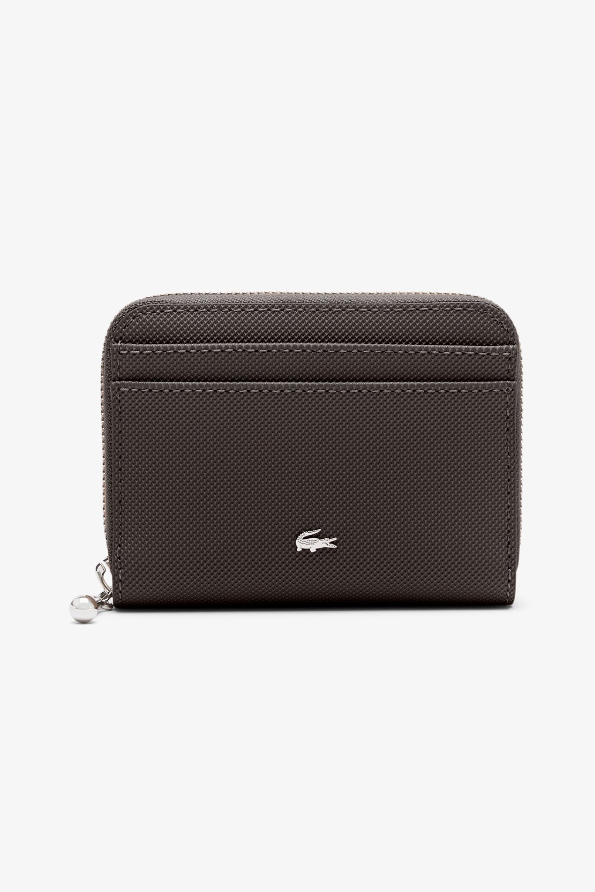 LACOSTE NFDZ ZIP COIN WALLET en color MARRON (1)