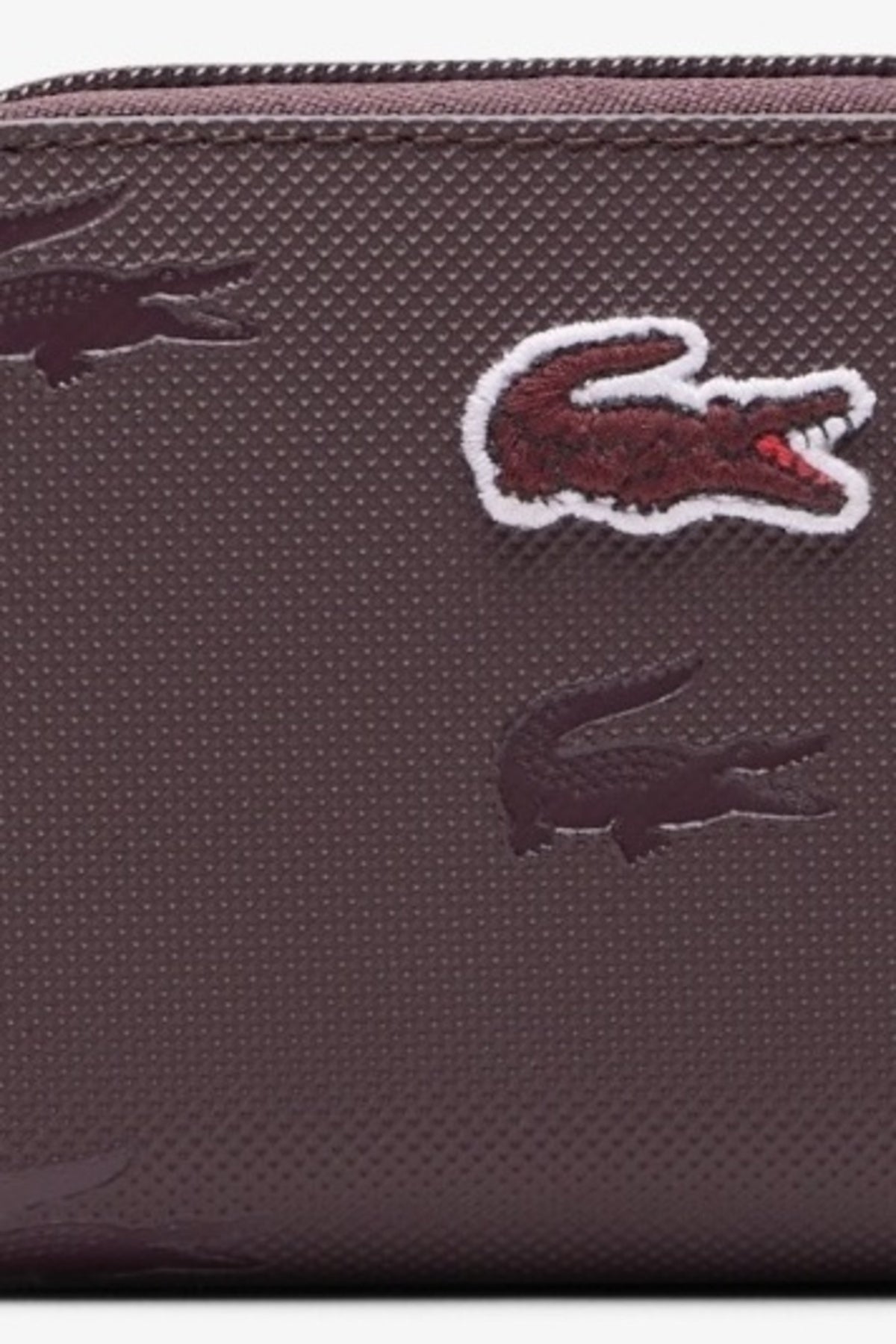 LACOSTE NFHN ZIP COIN WALLET en color MARRON (3)