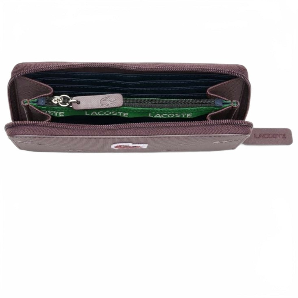 LACOSTE NFHN ZIP WALLET en color MARRON (5)