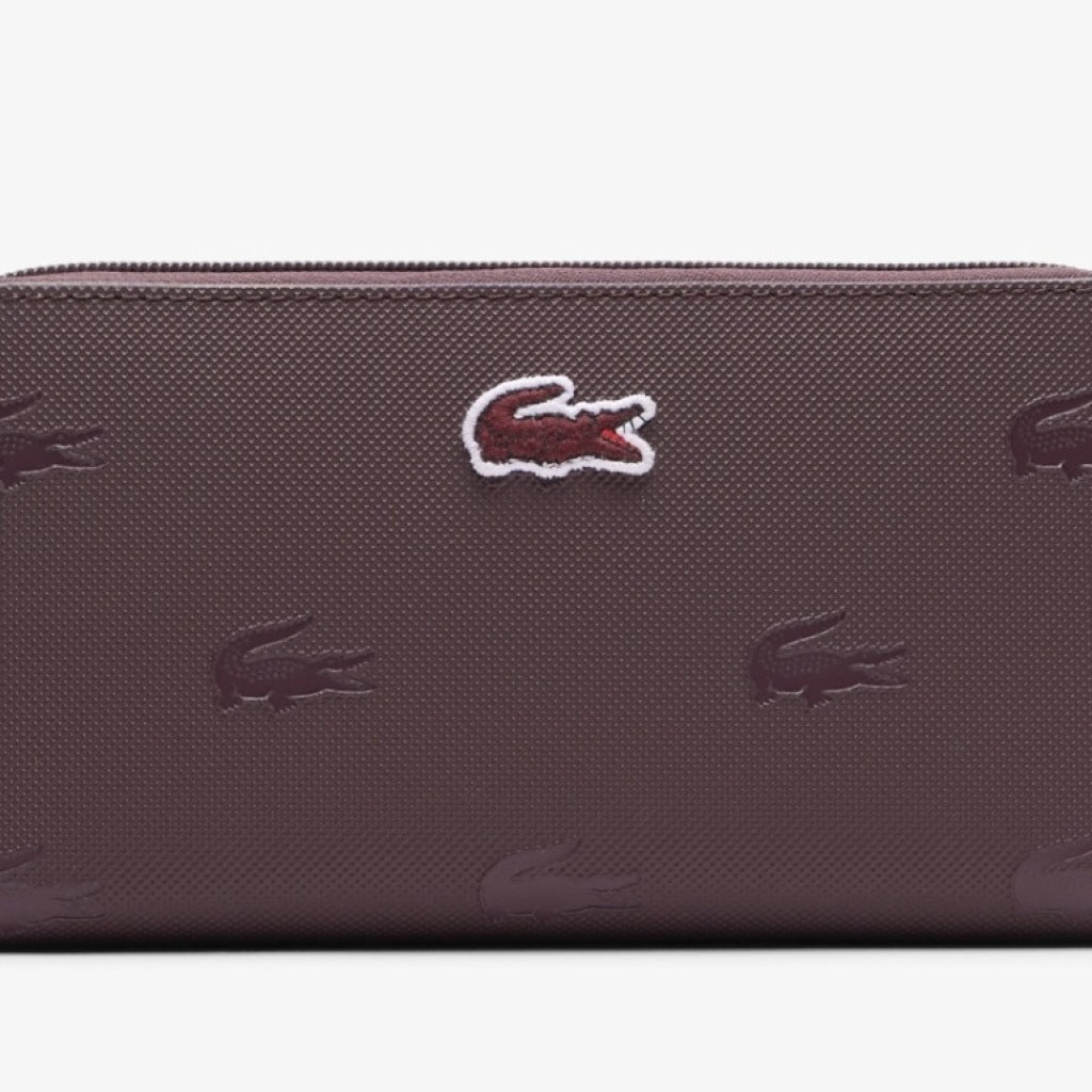 LACOSTE NFHN ZIP WALLET en color MARRON (6)