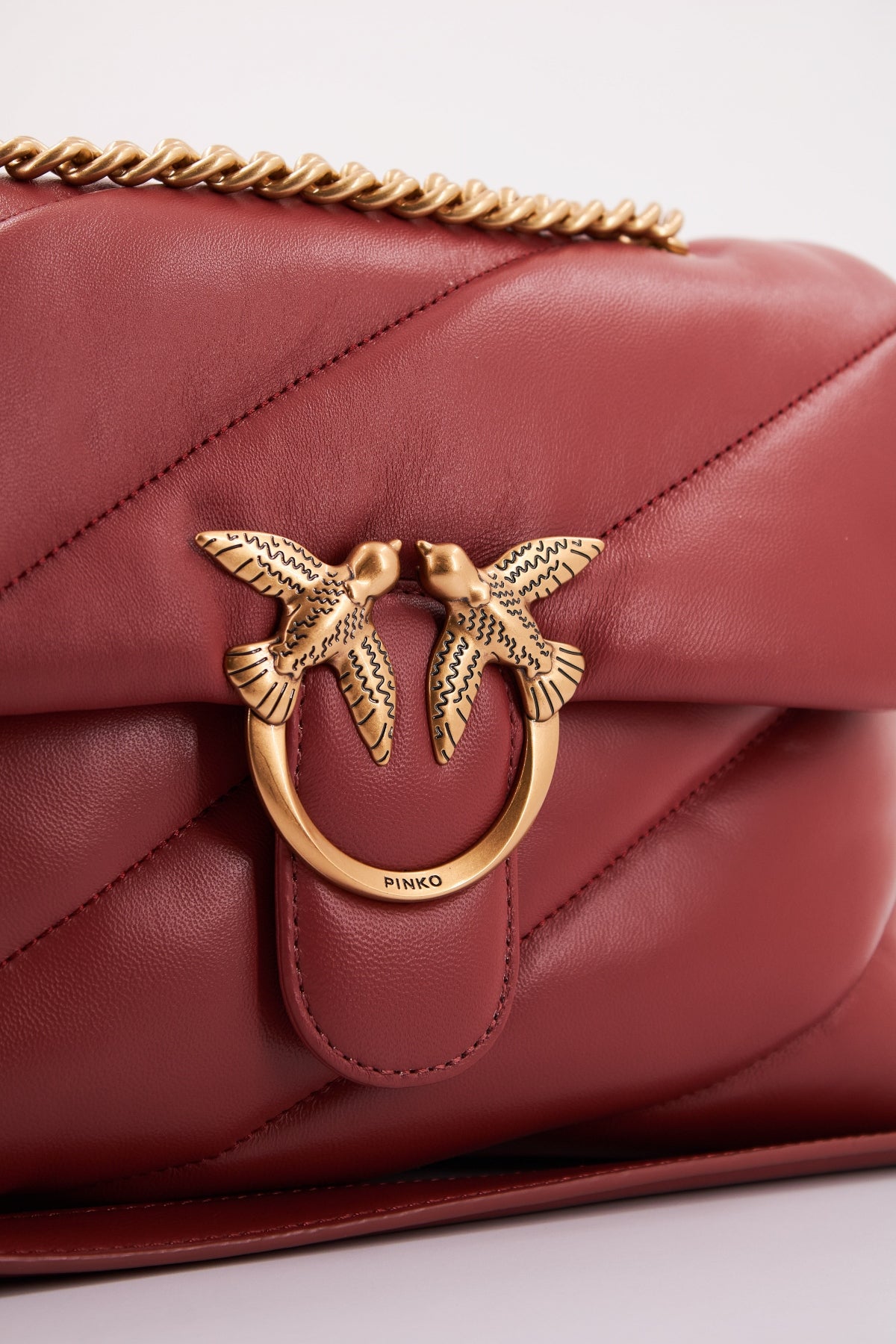 PINKO LOVE PUFF CLASSIC CL SH en color MARRON (4)