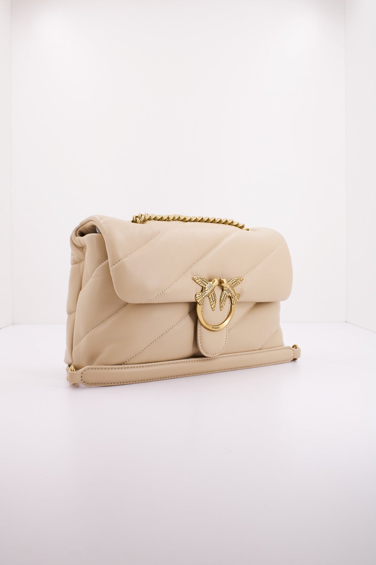 PINKO LOVE PUFF CLASSIC CL SH en color BEIS (2)