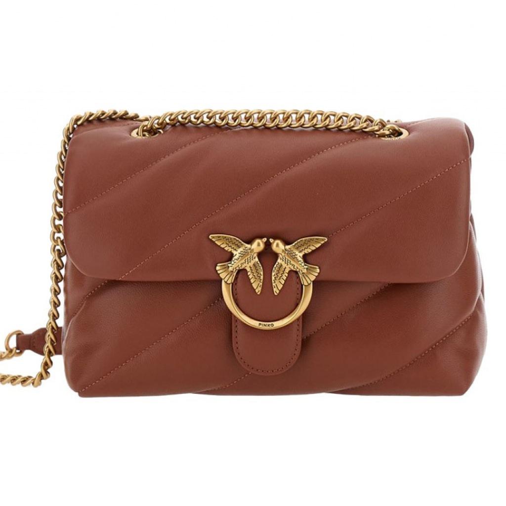 PINKO LOVE PUFF CLASSIC CL SH en color MARRON (4)