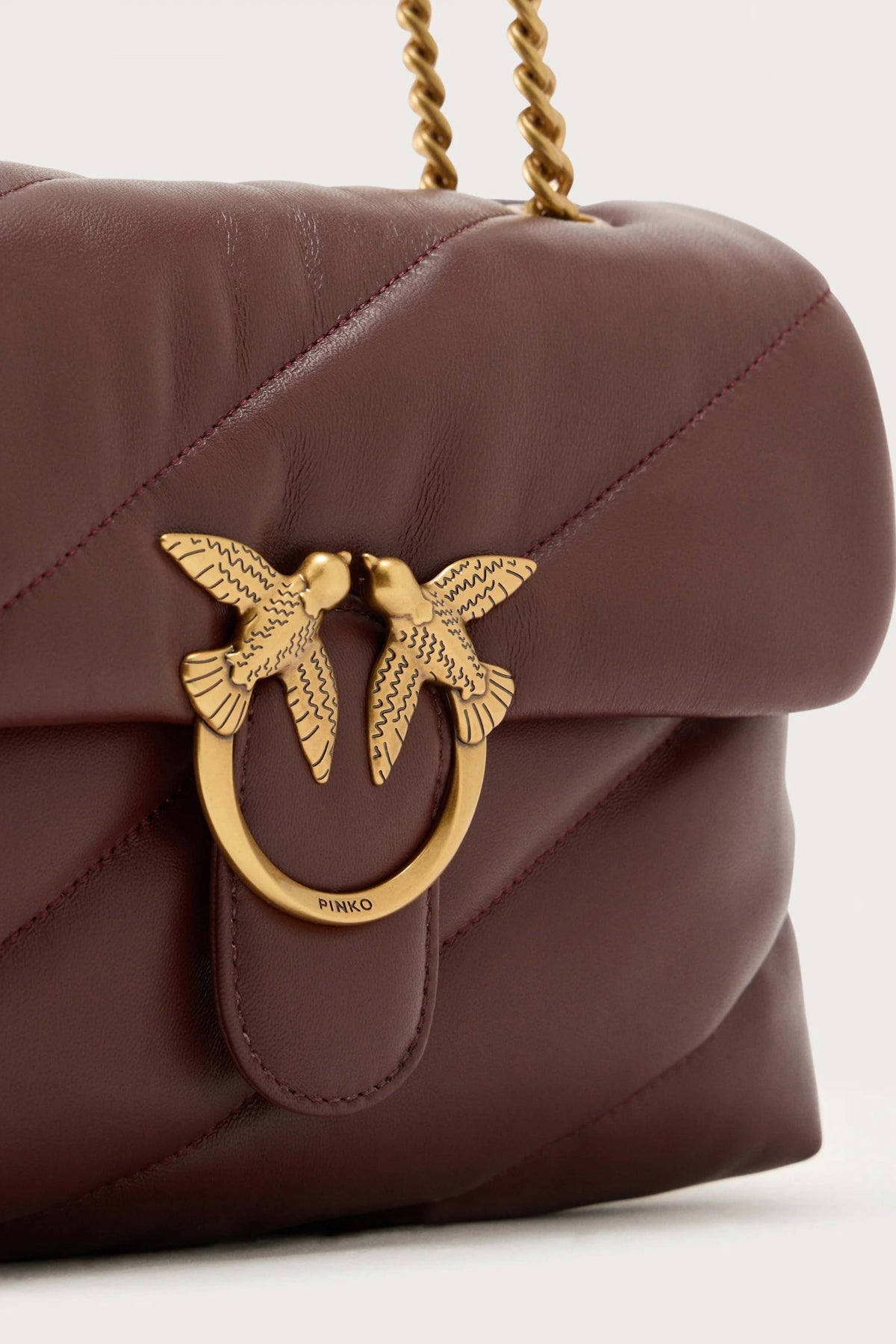 PINKO LOVE CLASSIC PUFF CL SH en color MARRON (3)