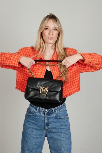 PINKO LOVE CLASSIC PUFF CL SH en color NEGRO (5)