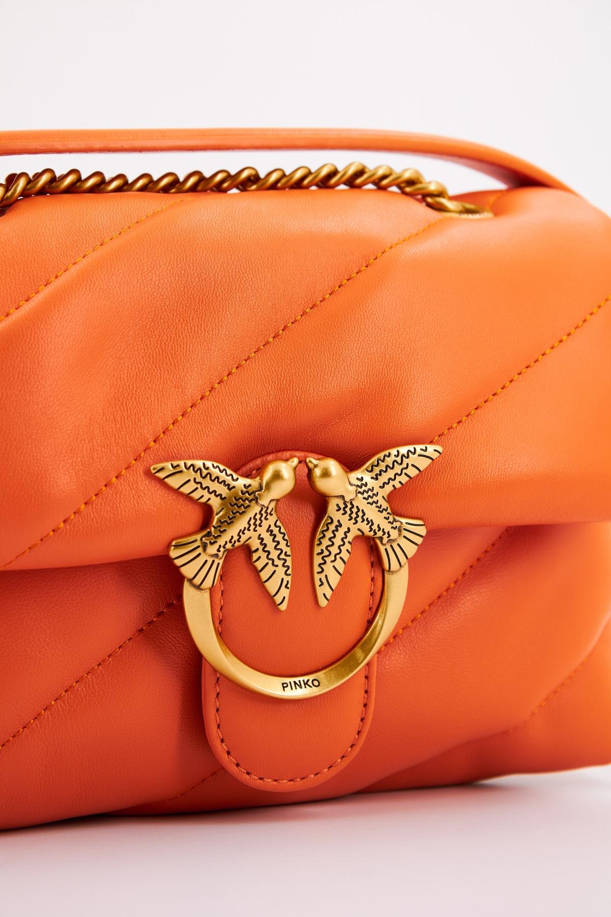 PINKO LOVE MINI PUFF CL SHEEP en color NARANJA (4)