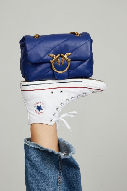 PINKO LOVE MINI PUFF CL SHEEP en color AZUL (5)