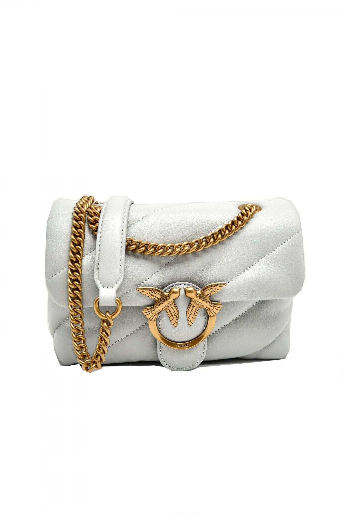 PINKO LOVE MINI PUFF CL SHEEP en color GRIS (2)