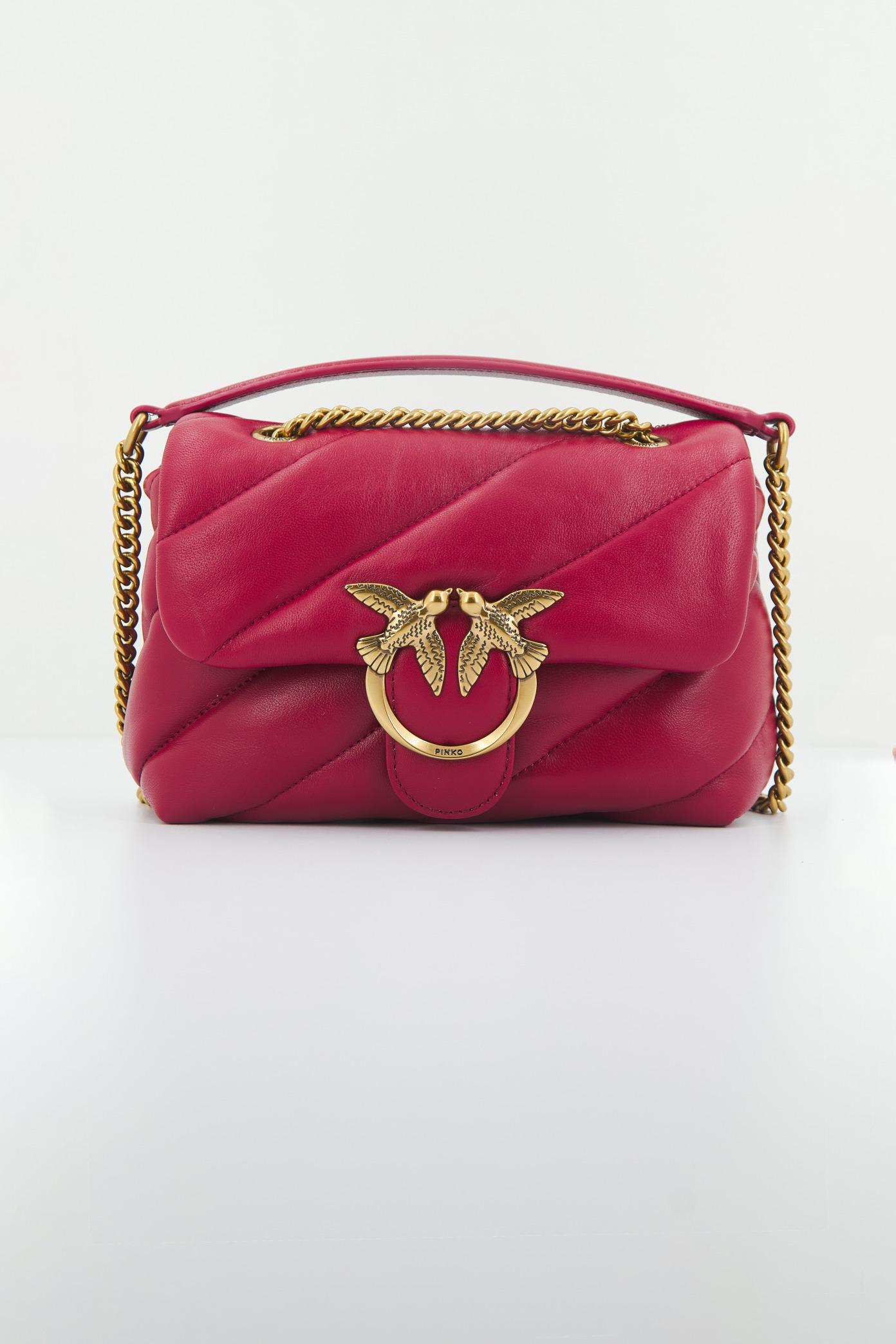 PINKO LOVE MINI PUFF CL SHEEP en color BURDEOS (1)
