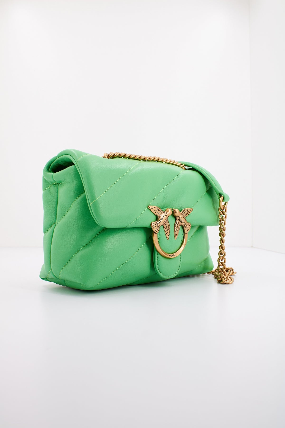 PINKO LOVE MINI PUFF CL SHEEP en color VERDE (2)
