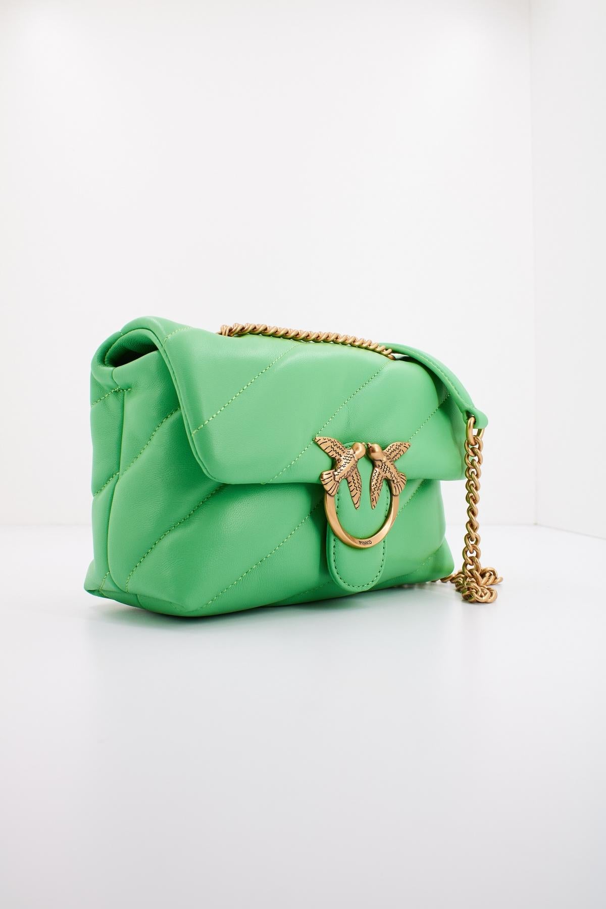 PINKO LOVE MINI PUFF CL SHEEP en color VERDE (2)