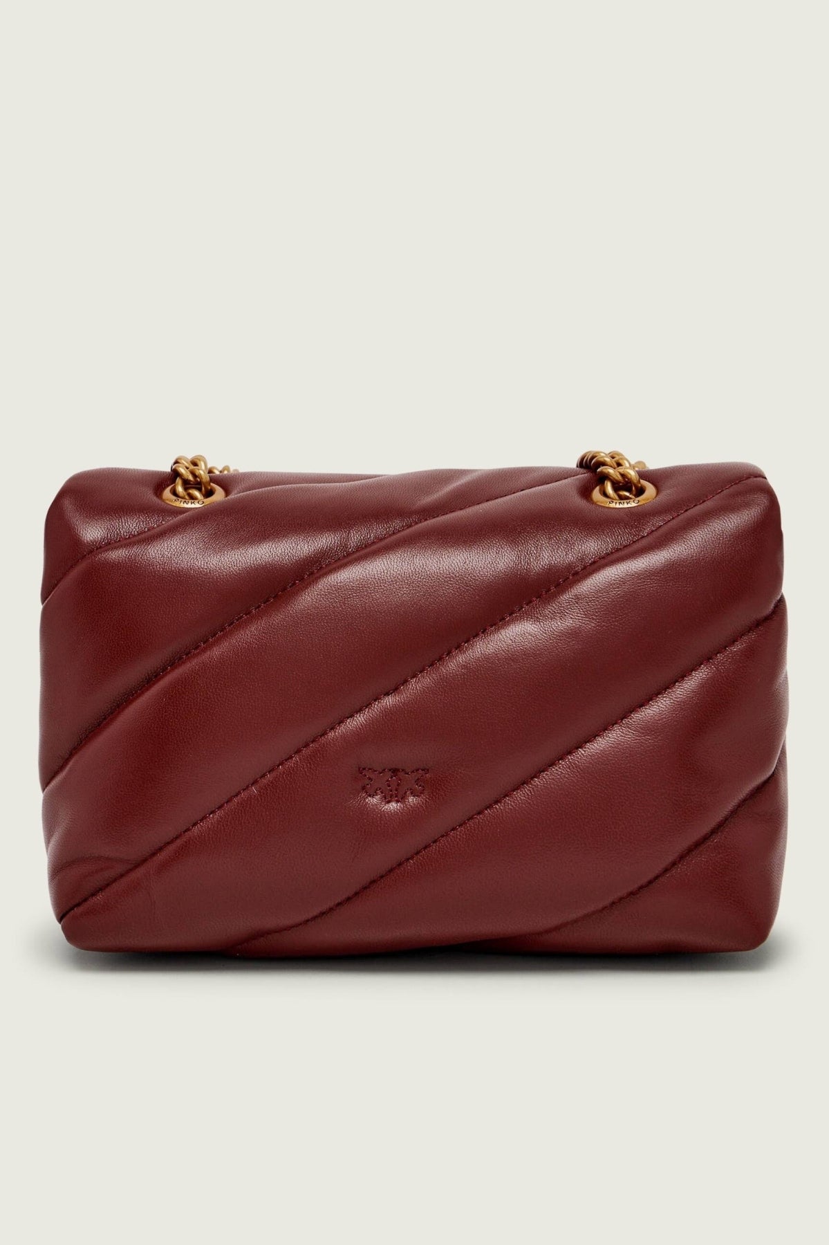 PINKO LOVE MINI PUFF CL SHEEP en color BURDEOS (2)