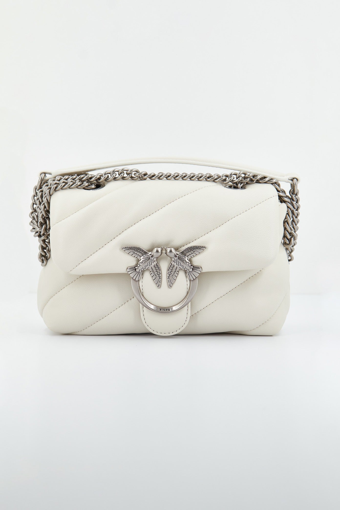PINKO LOVE MINI PUFF CL SHEEP en color BLANCO (1)