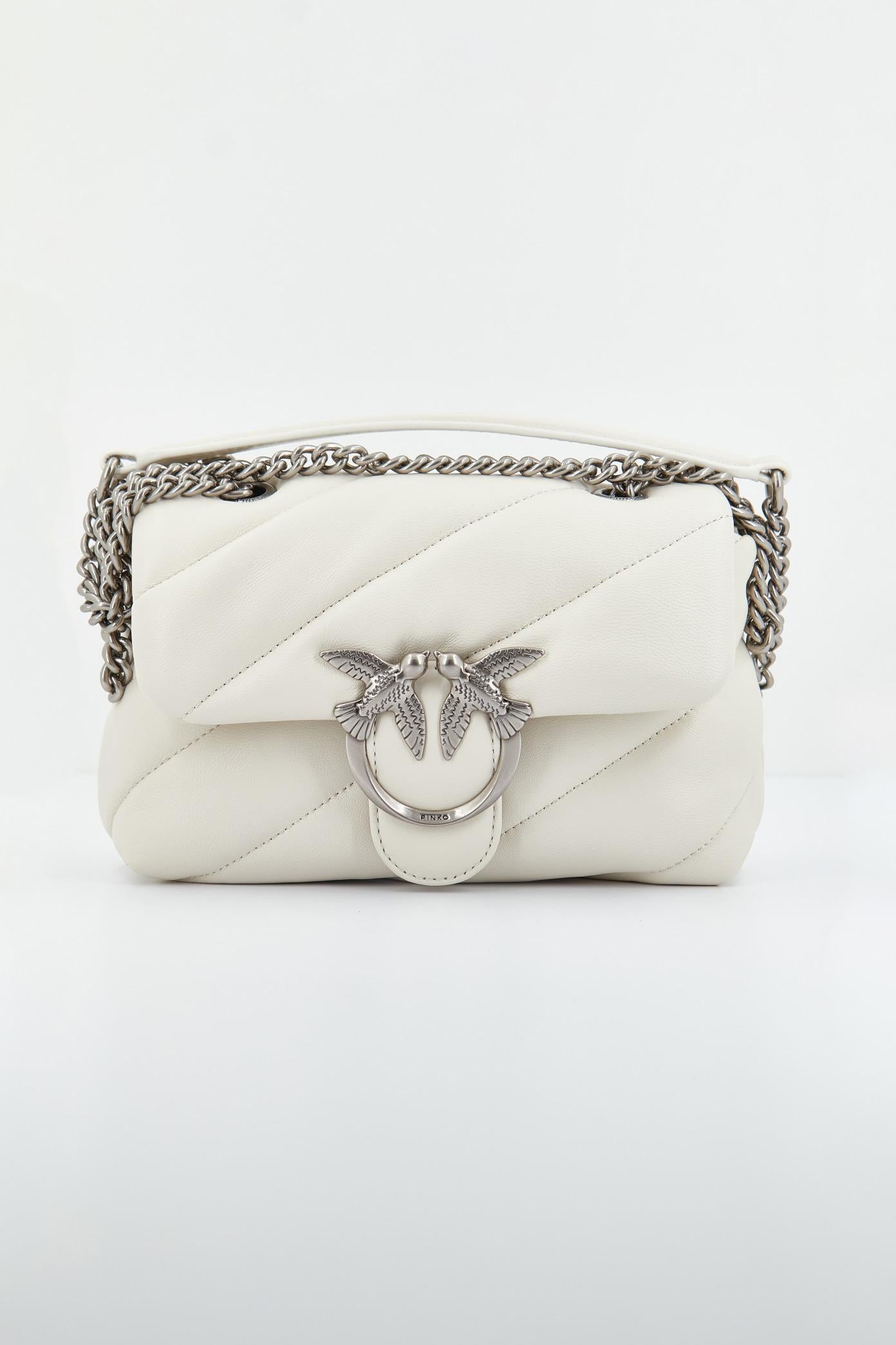 PINKO LOVE MINI PUFF CL SHEEP en color BLANCO (1)