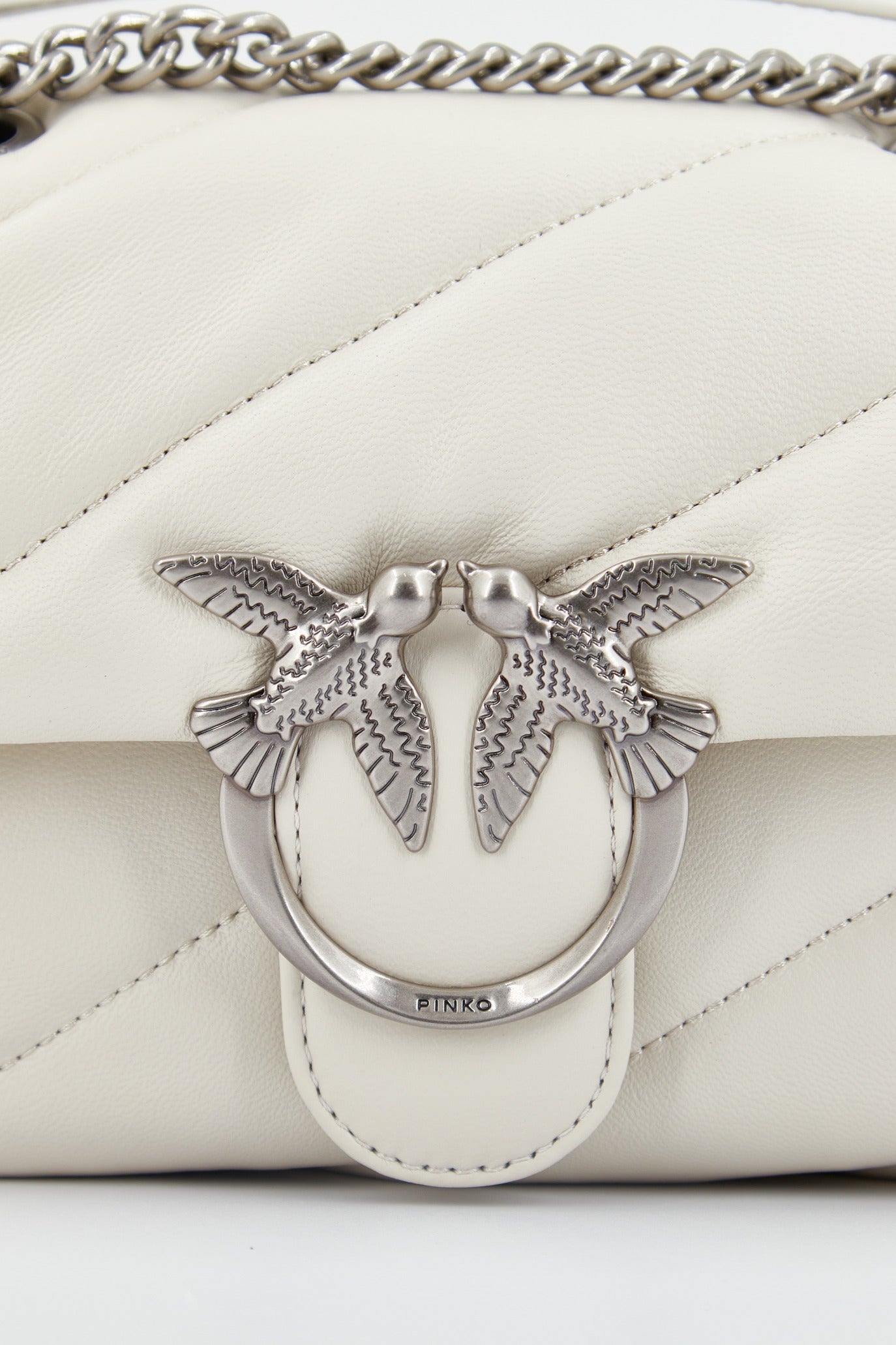PINKO LOVE MINI PUFF CL SHEEP en color BLANCO (4)