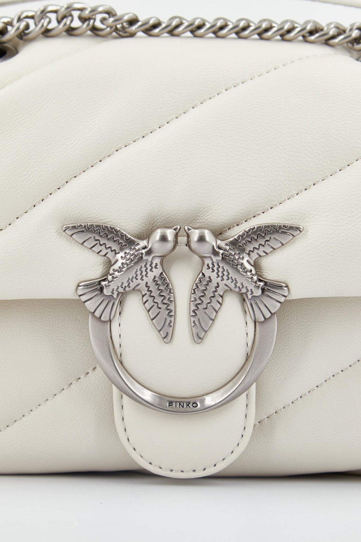 PINKO LOVE MINI PUFF CL SHEEP en color BLANCO (4)