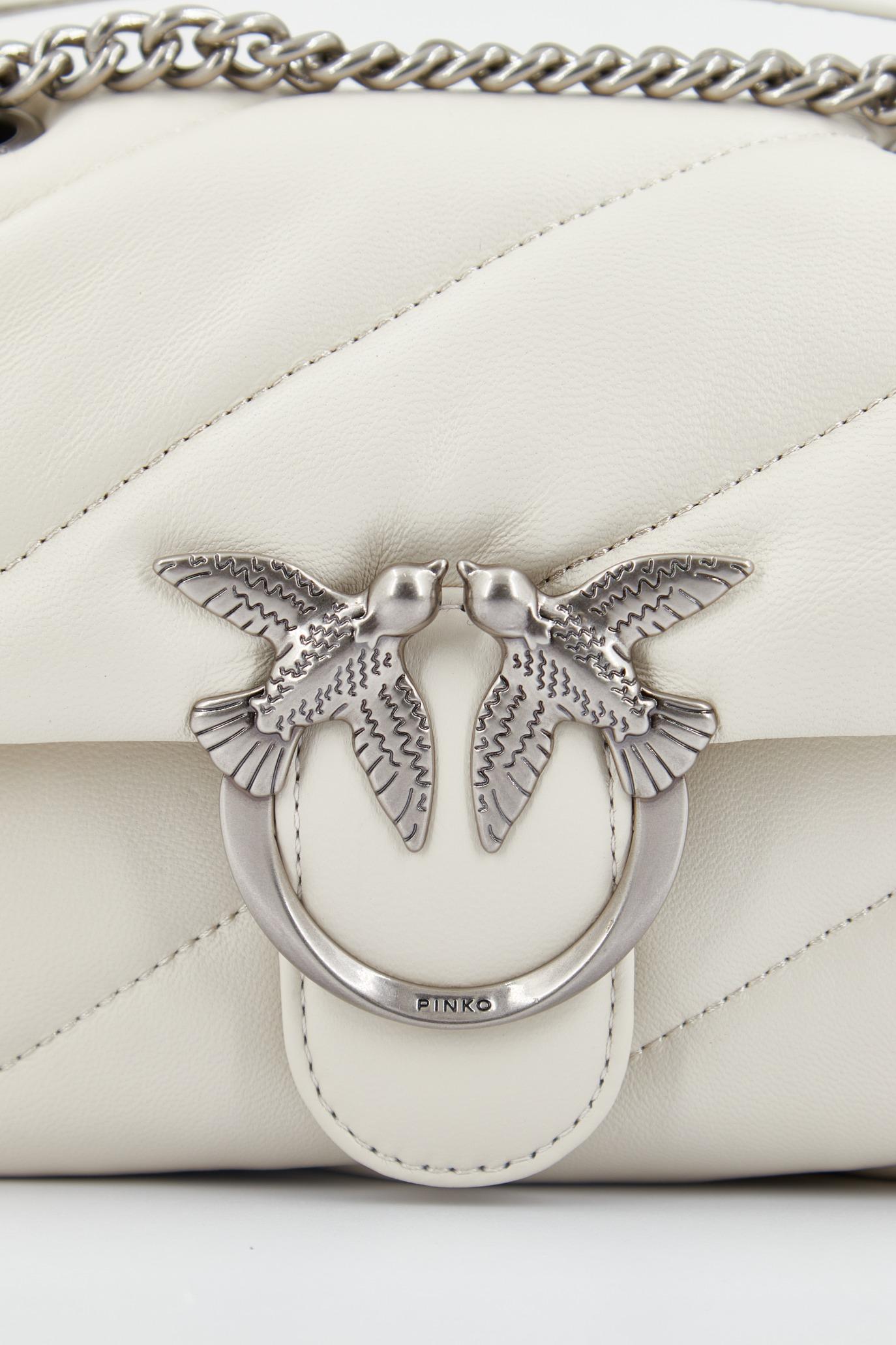 PINKO LOVE MINI PUFF CL SHEEP en color BLANCO (4)