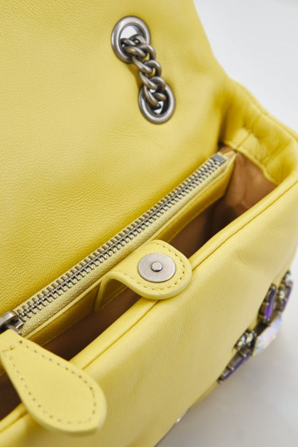 PINKO LOVE MINI PUFF CL SHEEP en color AMARILLO (3)