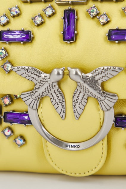 PINKO LOVE MINI PUFF CL SHEEP en color AMARILLO (4)