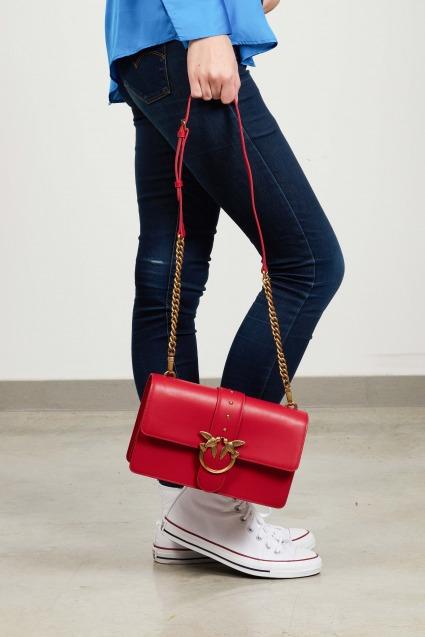 PINKO LOVE ONE CLASSIC CL VIT en color ROJO (5)