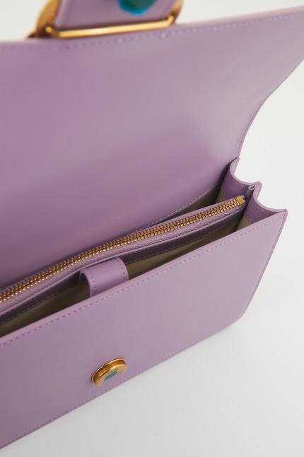 PINKO LOVE ONE CLASSIC CL VIT en color VIOLETA (4)